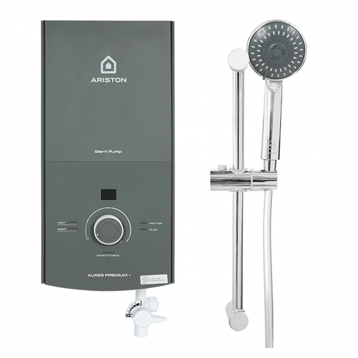 ARISTON AURES PREMIUM+ 4.5P - Máy nước nóng trực tiếp có bơm 4500w